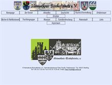 Tablet Screenshot of bischofteinitz.de